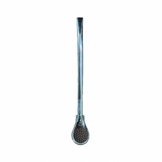 Stainless steel spoon bombilla
